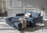 Cosial Queen Size Sofa Bed Navy Blue