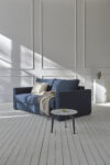 Cosial Queen Size Sofa Bed Navy Blue