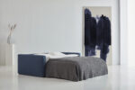 Cosial Queen Size Sofa Bed Navy Blue