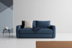 Cosial Queen Size Sofa Bed Navy Blue