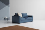 Cosial Queen Size Sofa Bed Navy Blue