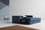 Cosial Queen Size Sofa Bed Navy Blue