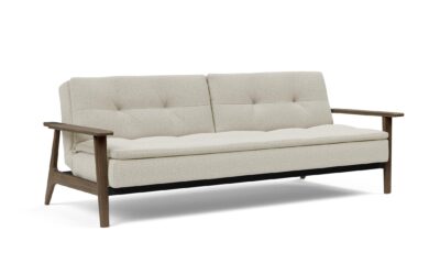 Dublexo Frej Sofa Bed Smoked Oak Mixed Dance Natural