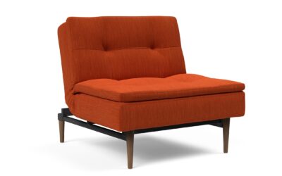 Dublexo Styletto Chair Dark Wood Elegance Paprika