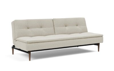 Dublexo Styletto Sofa Bed Dark Wood Mixed Dance Natural