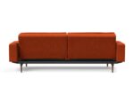 Dublexo Styletto Sofa Bed Dark Wood With Arms