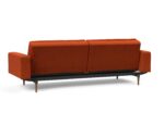 Dublexo Styletto Sofa Bed Dark Wood With Arms