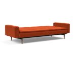 Dublexo Styletto Sofa Bed Dark Wood With Arms