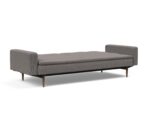 Dublexo Styletto Sofa Bed Dark Wood With Arms