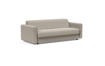 Killian Queen Size Sofa Bed (Dual Mattress) Kenya Gravel