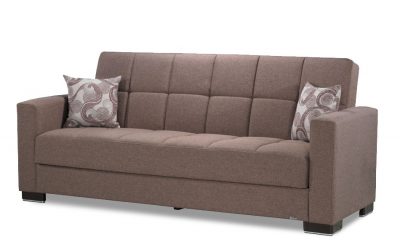 Armada Sofa Sleeper Brown Fabric