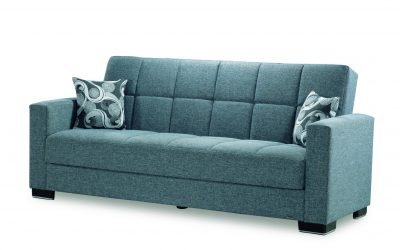 Armada Sofa Sleeper Gray Fabric