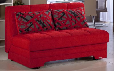 Calypso Love Seat Sleeper Story Red