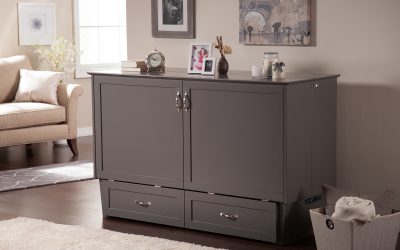 Hamilton Murphy Cabinet Bed (Chest Bed) Gray