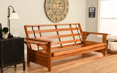 Phoenix Full Wood Futon Frame Only Barbados Finish