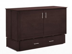 Sagebrush Murphy Cabinet Bed - Queen - Dark Chocolate
