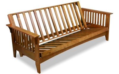 Shaker Wood Futon Frame Only Cherry Oak