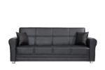 Avalon Sofa Sleeper - Black PU