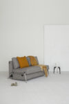 Cubed Full Queen Size Sofa Bed Grey w Alu Legs