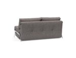 Cubed Full Queen Size Sofa Bed Grey w Alu Legs