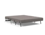 Cubed Full Queen Size Sofa Bed Grey w Alu Legs