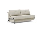 Cubed Full Queen Size Sofa Bed Grey w Alu Legs