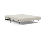 Cubed Full Queen Size Sofa Bed Grey w Alu Legs