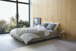 Cubed Full Queen Size Sofa Bed Grey w Alu Legs