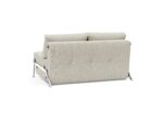 Cubed Full Queen Size Sofa Bed Grey w Alu Legs