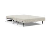 Cubed Full Queen Size Sofa Bed Grey w Alu Legs