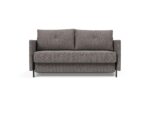 Cubed Full Queen Size Sofa Bed Grey w Alu Legs