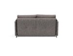 Cubed Full Queen Size Sofa Bed Grey w Alu Legs