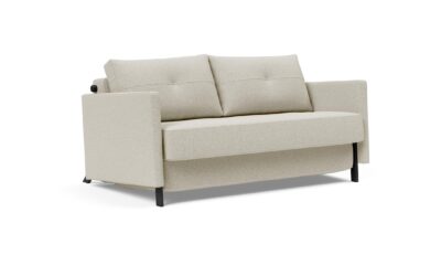 Cubed Full Queen Size Sofa Bed Natural w Arm