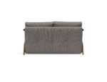 Cubed Full Queen Size Sofa Bed Grey w Alu Legs