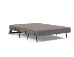 Cubed Full Queen Size Sofa Bed Grey w Alu Legs