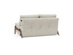 Cubed Full Queen Size Sofa Bed Grey w Alu Legs