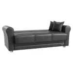 Avalon Plus Sofa Sleeper and Loveseat Black PU