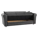 Avalon Plus Sofa Sleeper and Loveseat Black PU