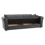 Avalon Plus Sofa Sleeper and Loveseat Black PU