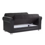 Avalon Plus Sofa Sleeper and Loveseat Black