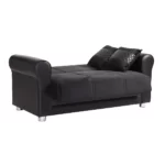 Avalon Plus Sofa Sleeper and Loveseat Black