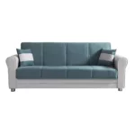 Avalon Plus Sofa Sleeper and Loveseat Sky Blue