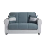 Avalon Plus Sofa Sleeper and Loveseat Sky Blue 2 seater