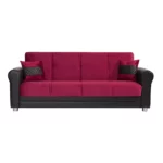 Avalon Plus Sofa Sleeper and Loveseat Burgundy