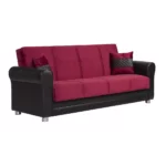 Avalon Plus Sofa Sleeper and Loveseat Burgundy