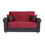 Avalon Plus Sofa Sleeper and Loveseat Burgundy 2 seater