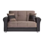 Avalon Plus Sofa Sleeper and Loveseat Brown