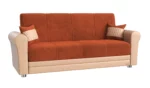 Avalon Plus Sofa Sleeper and loveseat Orange