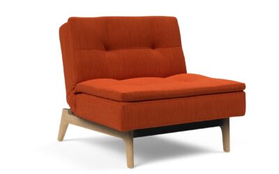 Dublexo Eik Chair Oak Leg Elegance Paprika