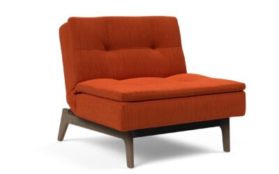 Dublexo Eik Chair Smoked Oak Leg Elegance Paprika